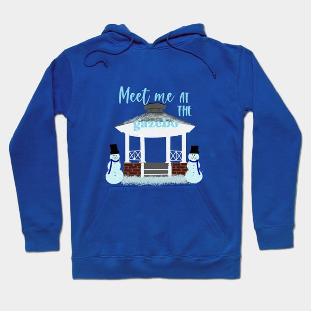 Meet Me at the Winter Gazebo Hoodie by CaffeinatedWhims